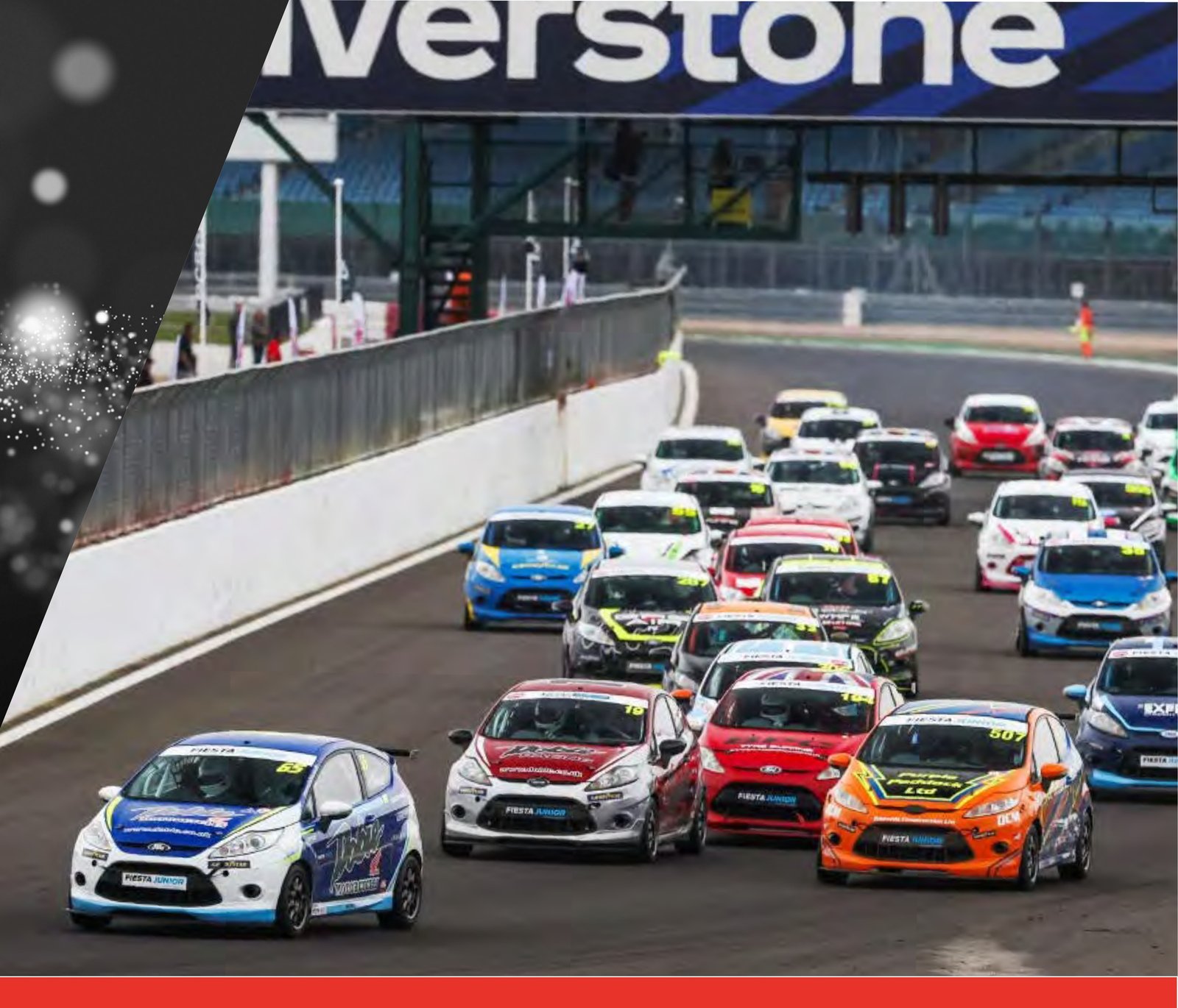 Fiesta Junior grid racing at Silverstone